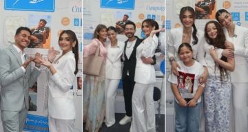 ملك وليلى أحمد زاهر تحتفلان بمشروع تخرجهما شنطة سفر ... عماد مصطفى بين الحضور ملك وليلى أحمد زاهر تحتفلان بمشروع تخرجهما شنطة سفر ... عماد مصطفى بين الحضور