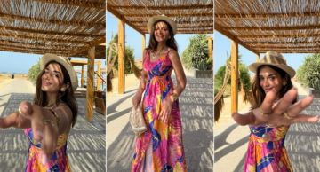 ملك أحمد زاهر تلفت الأنظار بفستان صيفي في أحدث جلسة تصوير من الجونة