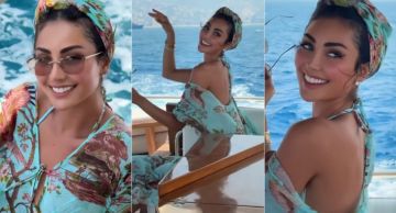 نور الغندور تستمتع برحلة بحرية في أحدث جلسة تصوير