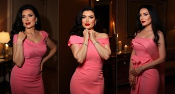 عبير صبري تخطف الأنظار بإطلالة وردية في أحدث جلسة تصوير