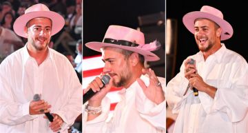 بحضور أمير طعيمة وريهام سعيد ... سعد لمجرد ينضم لنجوم العلمين الجديدة ويغني لأحمد عدوية