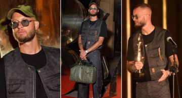  شرطة_الموضة: مروان موسى بإطلالة كاجوال من MCM Worldwide في حفل جوائز BIAF سعرها 188 ألف جنيه