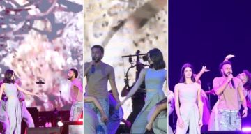 تارا عماد تفاجئ جمهور حفل ويجز في العلمين برقصها على المسرح على أنغام أميرة 