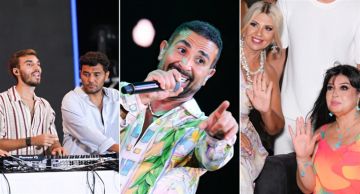 أحمد سعد و ديسكو مصر يتألقون في مارينا بحضور فيفي عبده وبوسي شلبي ورانيا ونورهان منصور