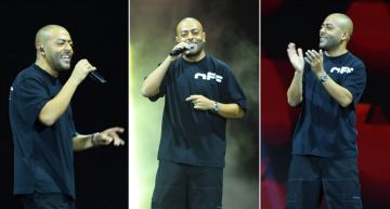 تامر عاشور يقدم أمسية غنائية في العلمين ... قدم أشهر أغانيه ووجه رسالة لأنغام وغنى لعمرو دياب وآمال ماهر