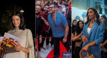 عمرو يوسف ودينا الشربيني وتارا عماد يحضرون العرض الأول لفيلم درويش في الرياض