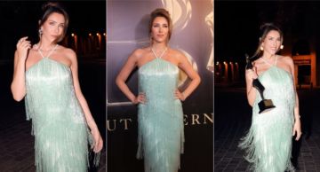 دانييلا رحمة تستعرض إطلالتها في مهرجان BIAF ... أثارت حيرة جمهورها حول حقيقة حملها