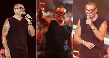 حضور جماهيري كبير في حفل عمرو دياب في مهرجان العلمين