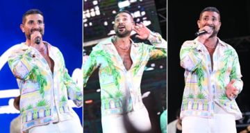 شرطة_الموضة: أحمد سعد بقميص ساتان من Casablanca Paris سعره 54 ألف جنيه في حفله بالساحل الشمالي شرطة_الموضة: أحمد سعد بقميص ساتان من Casablanca Paris سعره 54 ألف جنيه في حفله بالساحل الشمالي