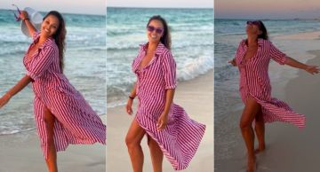 داليا البحيري تغني للسعادة على شاطئ البحر في أحدث جلسة تصوير داليا البحيري تغني للسعادة على شاطئ البحر في أحدث جلسة تصوير