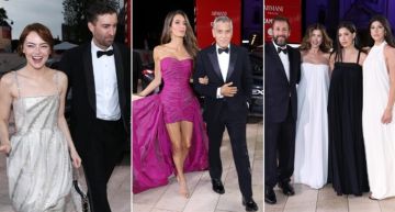 آدم ساندلر مع زوجته وبناته ورومانسية جورج كلوني وأمل علم الدين وإيما ستون برفقة زوجها لقطات للنجوم في فعاليات مهرجان فينيسيا آدم ساندلر مع زوجته وبناته ورومانسية جورج كلوني وأمل علم الدين وإيما ستون برفقة زوجها لقطات للنجوم في فعاليات مهرجان فينيسيا