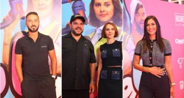 نجوم فيلم ماما وبابا في العرض الخاص للفيلم ... وزوج ياسمين رئيس يرافقها