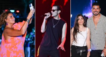 كايروكي يتألق بأضخم حفلات رأس الحكمة وبشرى وجوري بكر ومحمد أنور يشاركون الجمهور الرقصات كايروكي يتألق بأضخم حفلات رأس الحكمة وبشرى وجوري بكر ومحمد أنور يشاركون الجمهور الرقصات