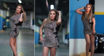 نيكول سابا ترفع درجة ترقب جمهورها لطرح كليب خد هنا بصور من الأغنية