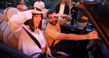 عمرو جمال ينشر صورا من كواليس ما تراه ليس كما يبدو تجمعه مع تارا عماد