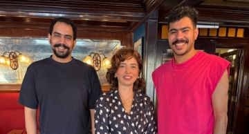 أحمد رمزي بطل مسلسل فخر الدلتا مع ساندرا نشأت وهادي بسيوني