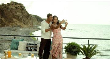 مشهد رومانسي يجمع آسر ياسين وأسماء جلال في الصور الأولى من إن غاب القط 