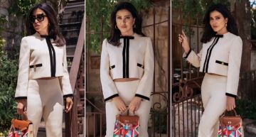  شرطة_الموضة: جومانا مراد بإطلالة مليونية في أحدث جلسة تصوير بدلة من Prada وحقيبة إصدار محدود من Herm s