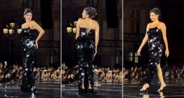 فيديو- ياسمين صبري عارضة أزياء في أسبوع الموضة بباريس