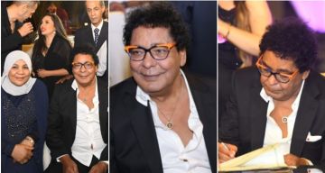 محمد منير يحتفل بحفل زفاف ابن شقيقته بحضور أحمد الشامي وأحمد عصام