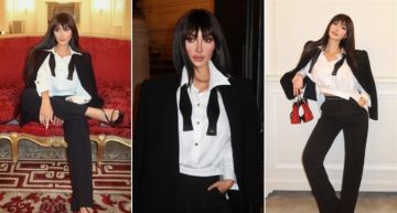 نور الغندور ببدلة من Elisabetta Franchi في أحدث جلسة تصوير بباريس العالم ملكي