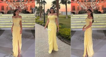 ملك أحمد زاهر بفستان أصفر يبرز رشاقتها في حفل زفاف إحدى صديقاتها ملك أحمد زاهر بفستان أصفر يبرز رشاقتها في حفل زفاف إحدى صديقاتها