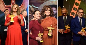 تكريم ريهام عبد الغفور وانتصار وحنان مطاوع في مهرجان همسة للآداب والفنون 