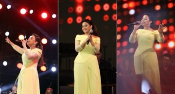 ريهام عبد الحكيم تجمع بين الأناقة والرقي بإطلالتها في حفلها بمهرجان ليالي مراسي ريهام عبد الحكيم تجمع بين الأناقة والرقي بإطلالتها في حفلها بمهرجان ليالي مراسي