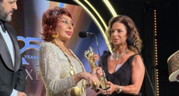 تكريم نبيلة عبيد عن مجمل مسيرتها الفنية في حفل موركس دور 