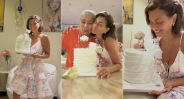 منة فضالي تحتفل بعيد ميلادها برفقة والدتها: عقلي صغير وحفضل طفلة