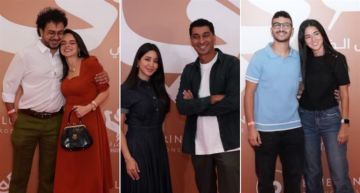 أشرف عبد الباقي وملك دهشان ومروان مسلماني وهنا شيحة ولميس الحديدي ضمن حضور العرض الخاص لفيلم ضي ...أهل الضي 