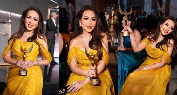  شرطة_الموضة: أسما إبراهيم بفستان أصفر أنيق سعره 153 ألف جنيها وساعة مرصعة بالماسات في مهرجان الفضائيات العربية