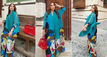  شرطة_الموضة: نسرين طافش بعباءة وحقيبة من Hermes سعرها 2 مليون جنيه في جولتها بجدة القديمة