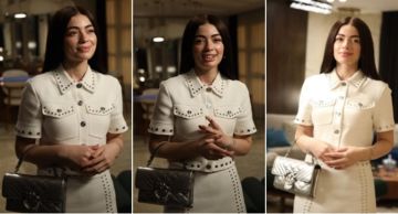  شرطة_الموضة: لوك الانتقام ... تفاصيل إطلالة ليلى أحمد زاهر في مشهد مواجهتها من حازم إيهاب في حكاية هند 