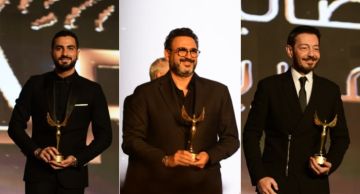 أكرم حسني وأحمد زاهر ومحمد الشرنوبي من بينهم ... نجوم الفن يتألقون خلال تكريمهم في مهرجان الفضائيات العربية