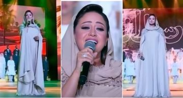  شرطة_الموضة: تفاصيل فستان ريهام عبد الحكيم في حفل مولد النبي أمام الرئيس عبد الفتاح السيسي