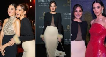 أمينة خليل تتألق بإطلالة كاملة من فالنتينو في حفل إطلاق أحد المشاريع العقارية الكبرى بالإمارات