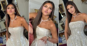 شرطة-الموضة: ريهام حجاج بفستان لامع سعره 75 ألف جنيه وعقد من Bulgari سعره أكثر من 7 ملايين جنيه ...