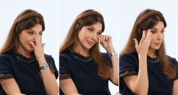 فيديو- تأثر وبكاء نانسي عجرم خلال حديثها عن بناتها