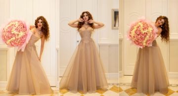 ميريام فارس تخطف الأنظار بإطلالتها في حفل زفاف