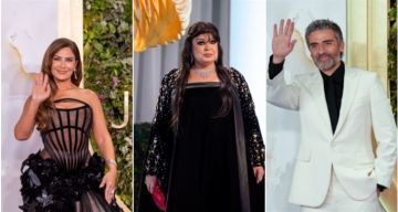 توافد النجوم على حفل جوي أووردز