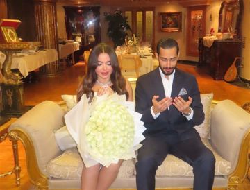 شارك في جعفر العمدة ... حسن الديب يحتفل بخطوبة فتاة من خارج الوسط الفني