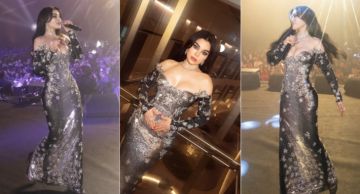 هيفاء وهبي تخطف الأنظار بإطلالتها في حفل رأس السنة بأبوظبي