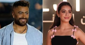 تامر حسني وياسمينا العبد يغنيان اتنين مجانين لفيلم ولا كان على البال