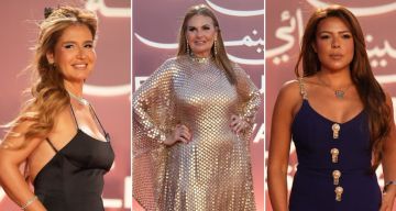 يسرا وهنا شيحة ونجلاء بدر وخالد الصاوي من بينهم 38 صورة للنجوم في عرض خروج آمن بالجونة السينمائي