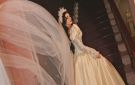 هيفاء وهبي عروس بفستان زفاف مستوحى من أناقة الثمانينيات