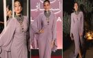  شرطة_الموضة: أمينة خليل بفستان بأكمام وظهر مكشوف من Valentino ... سعره 551 ألف جنيه