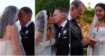 أروى جودة تستعيد ذكريات حفل زفافها في إيطاليا ... بفستان أبيض أنيق