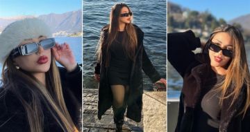 سارة سلامة بفستان أسود قصير في رحلة بمدينة كومو الإيطالية سارة سلامة بفستان أسود قصير في رحلة بمدينة كومو الإيطالية