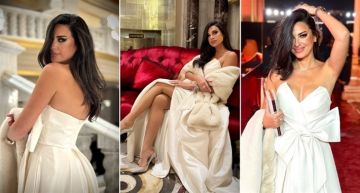 إلهام وجدي تتألق في حفل المتحدة لدراما رمضان: هتشوفوني في 3 مسلسلات